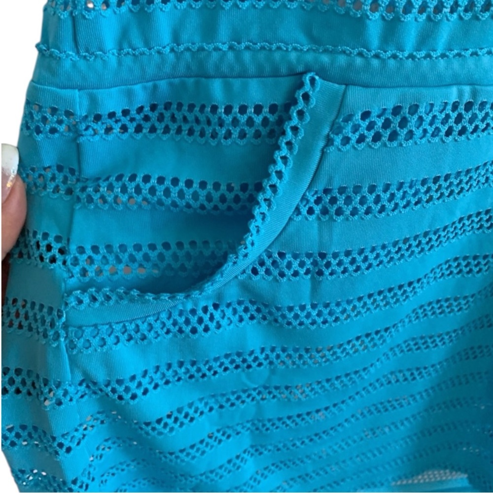 CALVIN KLEIN Eyelet Swim Cover-Up in Blue Size Medium — SUMMER PERFECTION!!! - Picture 9 of 12